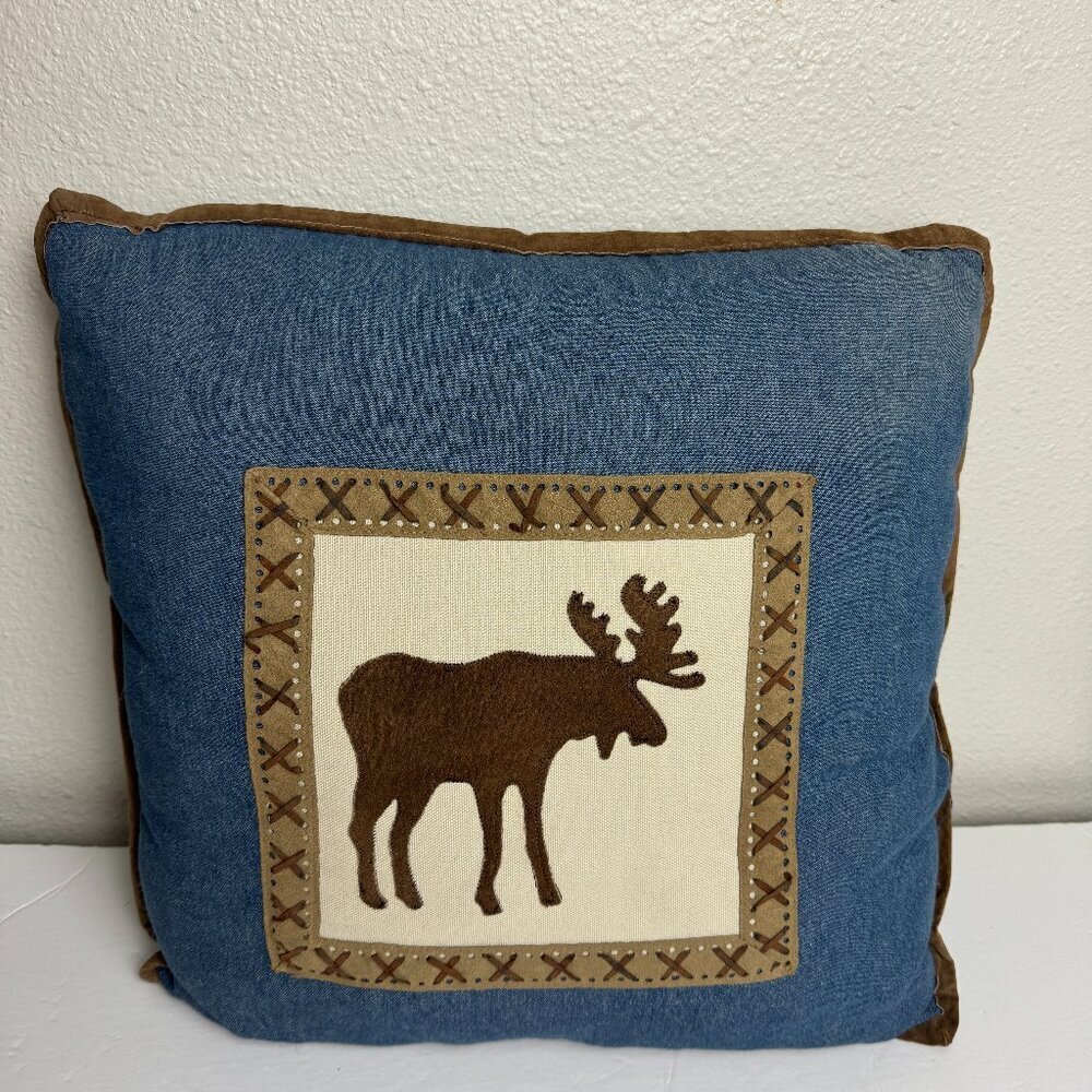 Vintage Woolrich  Moose Pillow